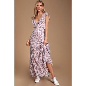 Floral Ruffled Maxi Dress